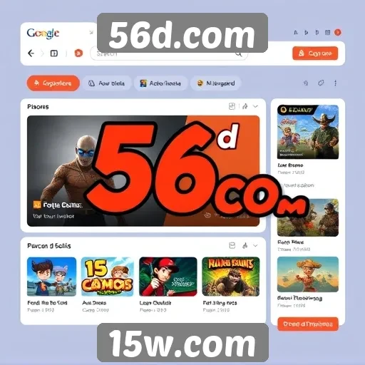 Análise da interface do usuário em 56d.com
